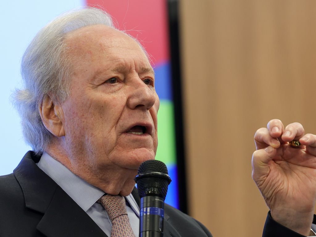 Brasília (DF) 03/12/2025 - Ministro da Justiça e Segurança Pública, Ricardo Lewandowski, durante lançamento do Plano de Ação Conjunto para o Combate a Fraudes Bancárias Digitais.