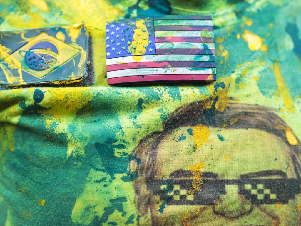 Brasília (DF), 22/12/2025- Retrospectiva 2025 - Foto feita em  07/10/2025 – Aliados do ex-presidente Jair Bolsonaro (PL) realizam uma caminhada em Brasília para pedir anistia às pessoas presas e condenadas por envolvimento nos atos de 8 de Janeiro de 2023.