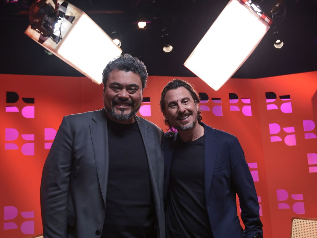 São Paulo (SP), 25/09/2025 - DR com Demori recebe o jornalista, cientista político e professor, Leonardo Sakamoto..