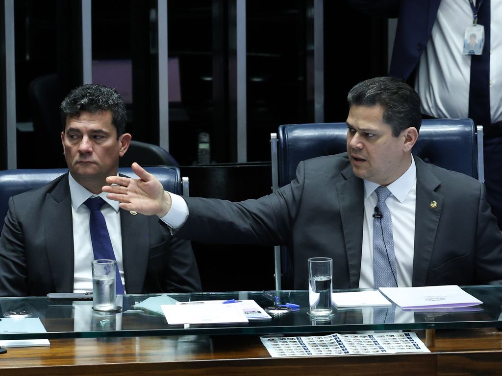 Brasília 03/12/2025 Senador e presidente do Congresso, Davi Alcolumbre, durante discurso contra o STF.  Foto Lula Marques/Agência Brasil
Assuntos: Davi Alcolumbre, Senador e presidente do Congresso