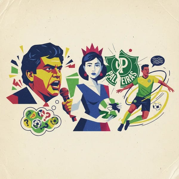 Neto critica Leila Pereira e questiona conhecimento de futebol