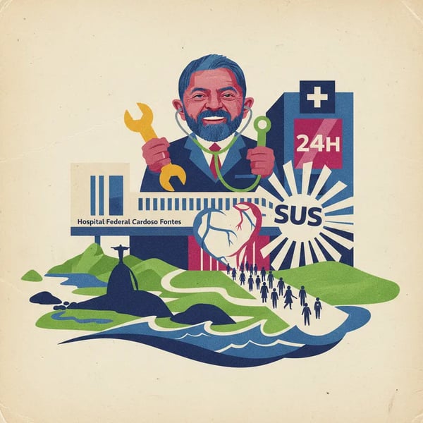 Lula inaugura novo pronto-socorro no Hospital Federal Cardoso Fontes