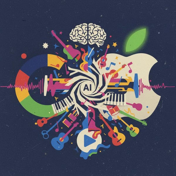 Google e Apple apostam em IA para criar música e desafiar o Spotify