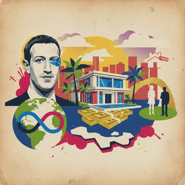Mark Zuckerberg compra mansão de US$ 200 milhões em ilha exclusiva de Miami