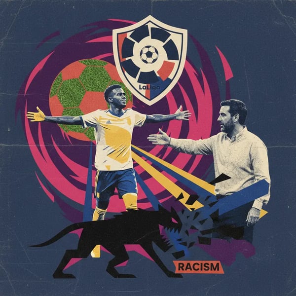 Presidente de LaLiga defende Vini Jr. e o cita como exemplo antirracismo