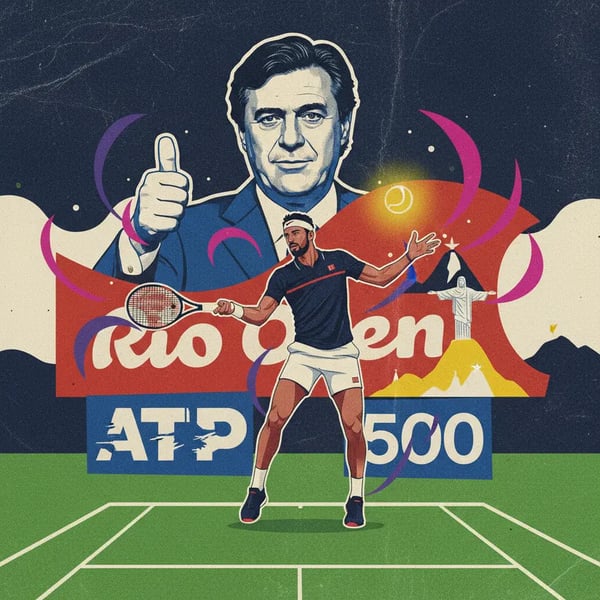 Berrettini vence em estreia no Rio Open com apoio de Ancelotti