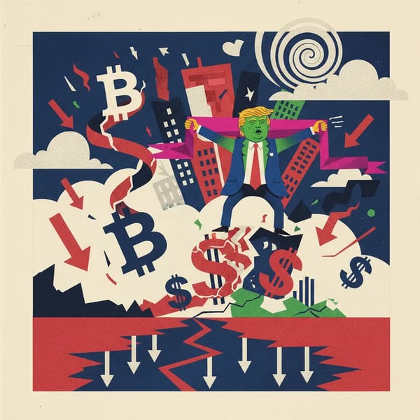 Bitcoin em Queda Livre Sob Governo Trump