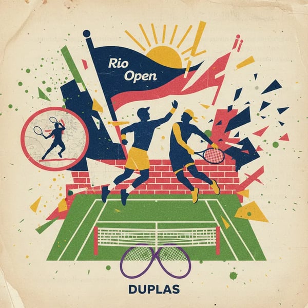 Fonseca e Melo vencem na estreia das duplas do Rio Open
