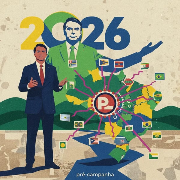 Flávio Bolsonaro detalha estratégia de pré-campanha para 2026