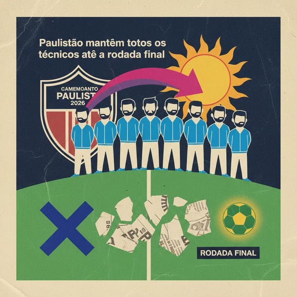 Paulistão mantém todos os técnicos até a rodada final