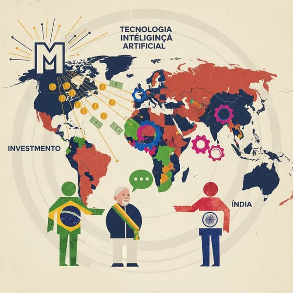 Microsoft investe US$ 50 bi em IA no Sul Global até 2030
