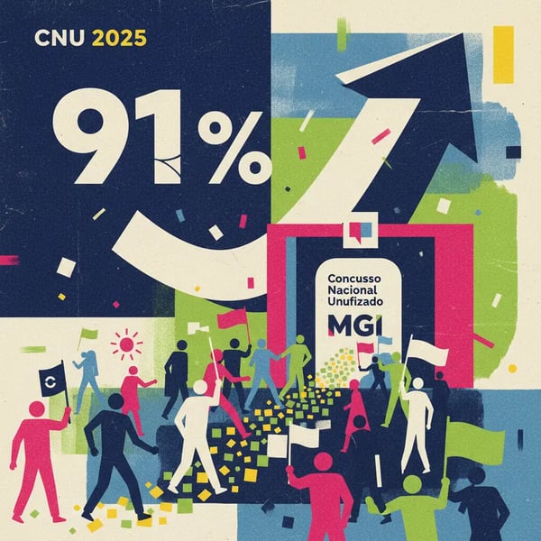 CNU 2025: 91% dos aprovados confirmam interesse nas vagas