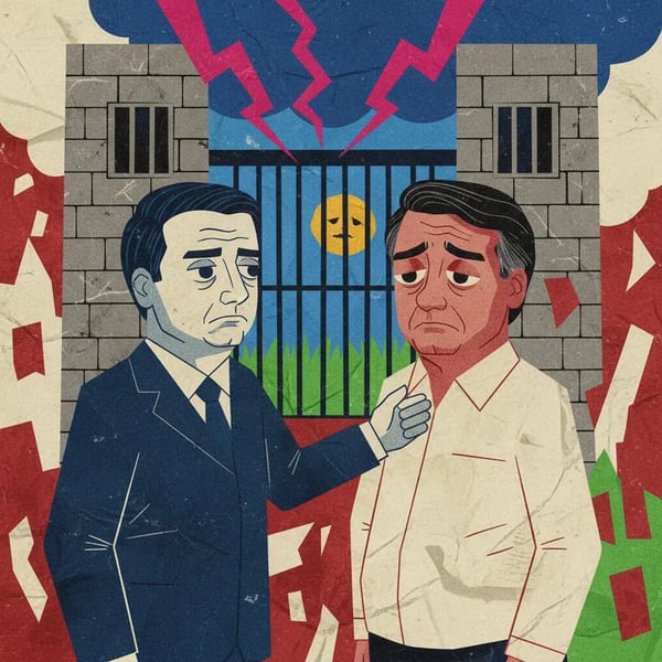 Carlos Bolsonaro visita pai e relata "sonolência" e "abatimento" de Jair Bolsonaro na Papudinha