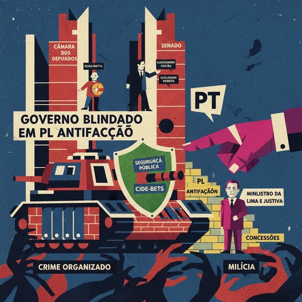 Governo blindado em PL Antifacção e PT questiona ministro da Justiça