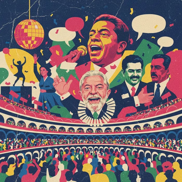 Lula revive única visita à Sapucaí em 2009 com show de popularidade