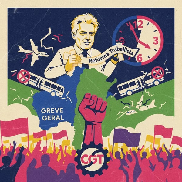 Argentina em Greve Geral Contra Reforma Trabalhista