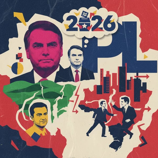 Anotações de Flávio Bolsonaro expõem tensões internas no PL para 2026