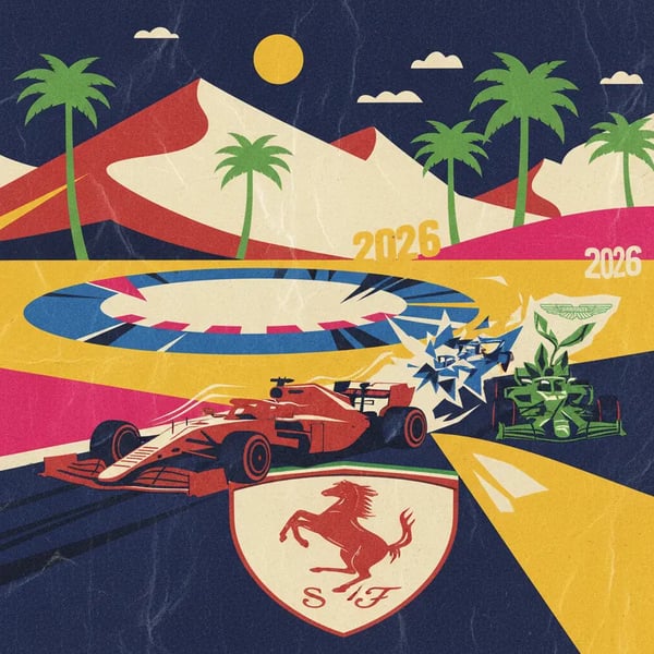 Pré-temporada no Bahrein aponta Ferrari à frente para 2026