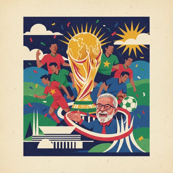 Troféu da Copa do Mundo de 2026 chega a Brasília