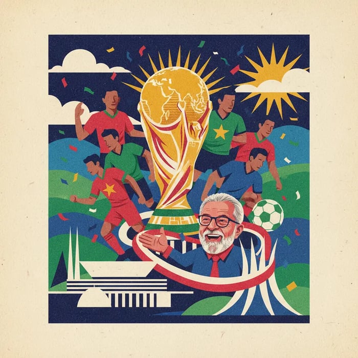 Troféu da Copa do Mundo de 2026 chega a Brasília