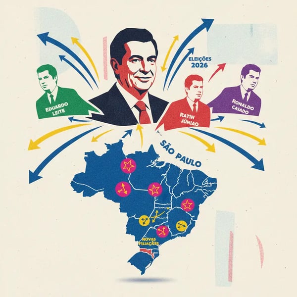 Kassab impulsiona presidenciáveis do PSD com eventos e mira São Paulo