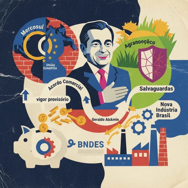 Acordo Mercosul-UE avança com vigor provisório e Brasil pede salvaguardas para agro