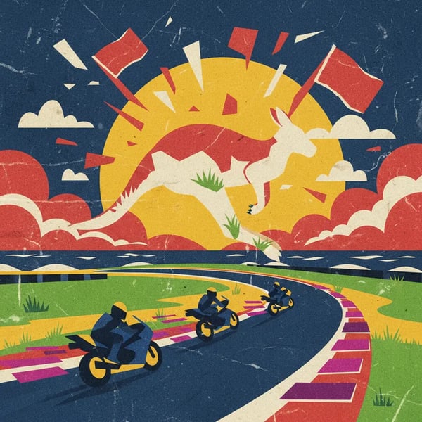 Canguru interrompe treino do Mundial de Superbikes na Austrália