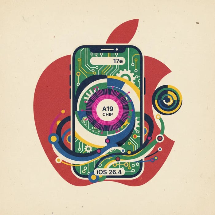 Apple prepara iPhone 17e com chip A19 e novo design