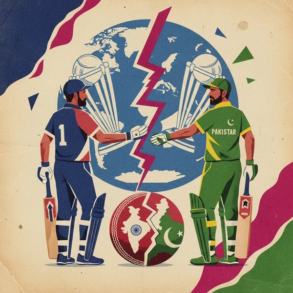 Capitães de Índia e Paquistão ignoram aperto de mãos antes de jogo da Copa do Mundo