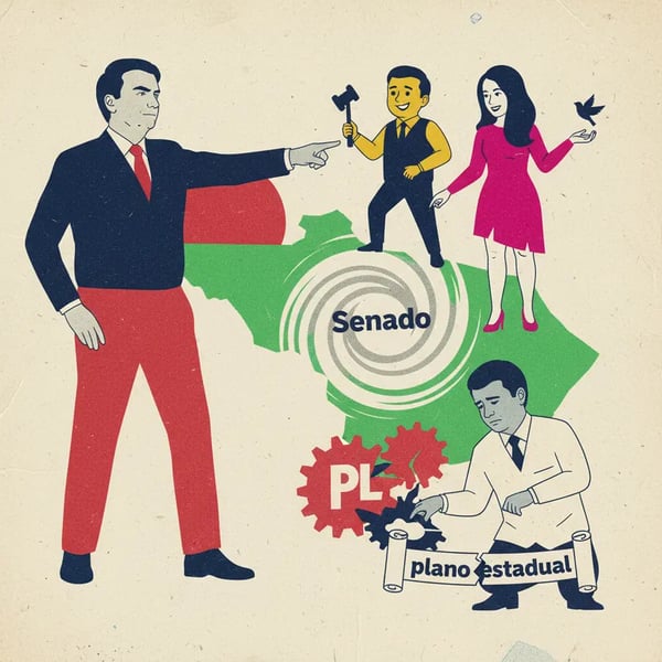 Bolsonaro indica filho e deputada para Senado em SC, contrariando plano estadual