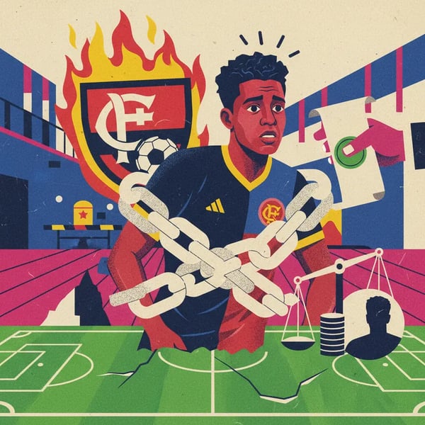Gerson notificado em hotel por dívida ao Flamengo