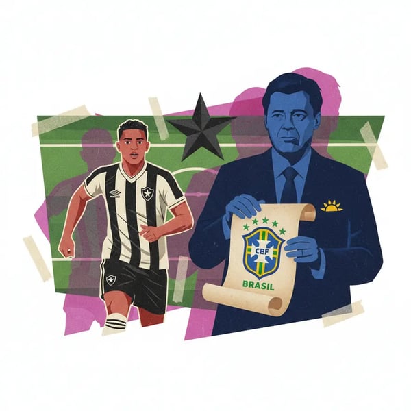 Vitinho, do Botafogo, é pré-convocado por Ancelotti para Seleção Brasileira