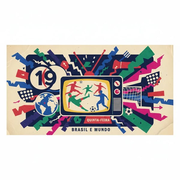 Futebol na TV: Jogos de Quinta (19) pelo Brasil e Mundo