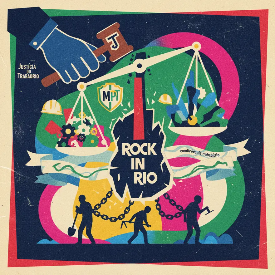 Justiça exige condições dignas de trabalho no Rock in Rio após denúncias de escravidão