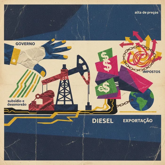 Governo impõe impostos sobre exportação de petróleo e diesel para frear alta de preços