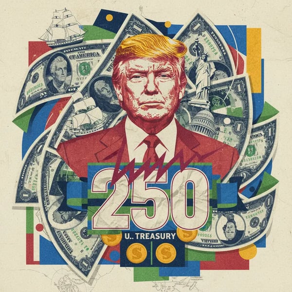 Assinatura de Trump em notas de dólar marca 250 anos dos EUA em movimento inédito