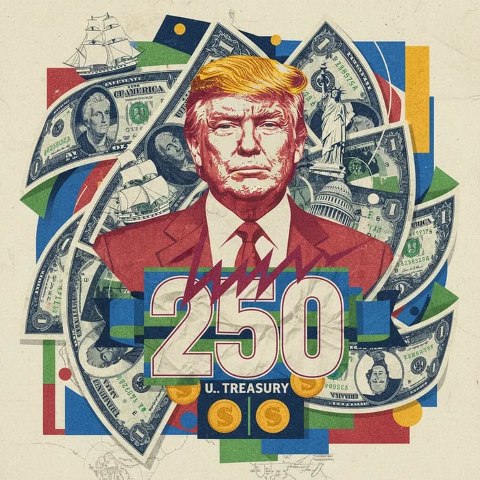 Assinatura de Trump em notas de dólar marca 250 anos dos EUA em movimento inédito