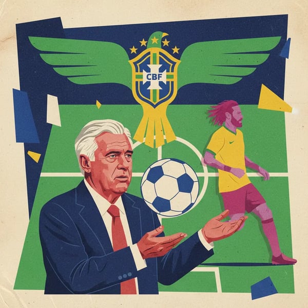 Ancelotti justifica ausência de Neymar na Seleção
