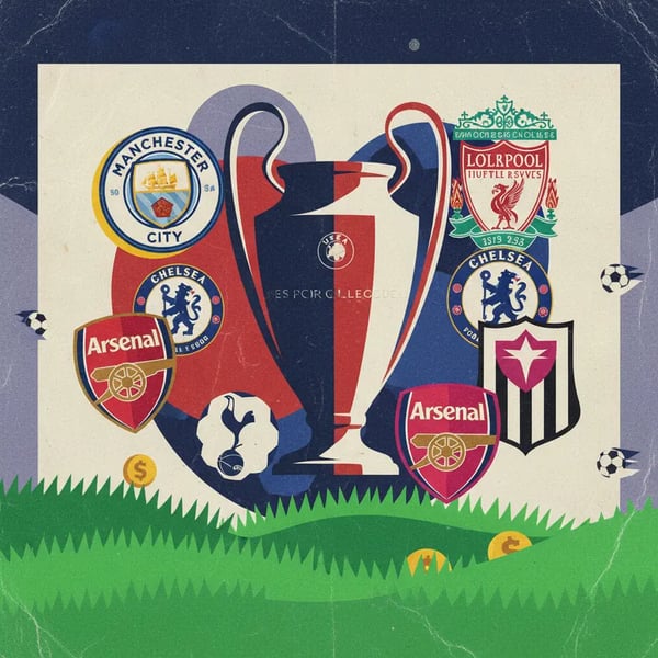 Seis clubes ingleses dominam as oitavas da Champions League