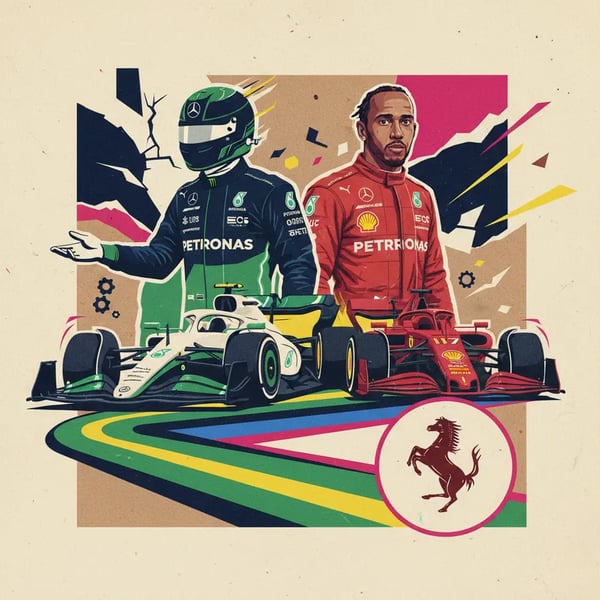 Russell pede a Hamilton que pense na Ferrari após críticas à Mercedes