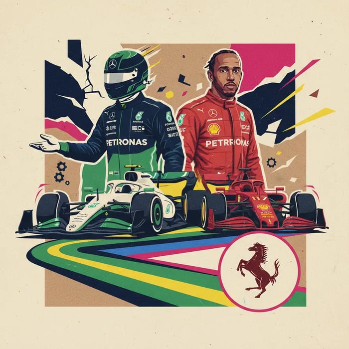 Russell pede a Hamilton que pense na Ferrari após críticas à Mercedes
