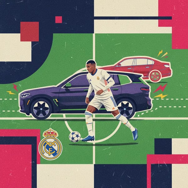 Mbappé troca BMW de luxo por SUV elétrico e se torna um dos primeiros a dirigir o modelo