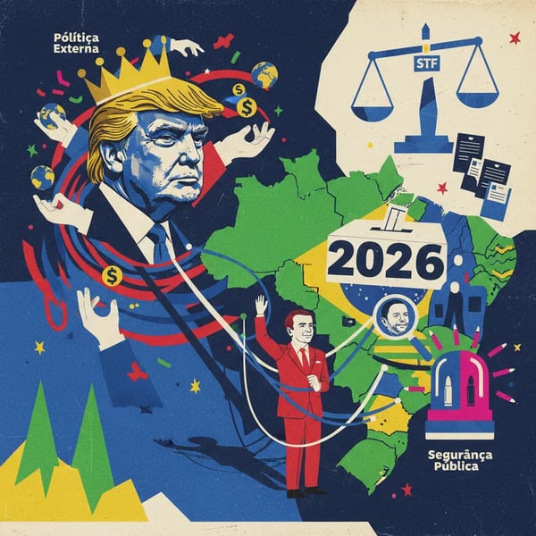 Trump influencia eleição brasileira com política externa