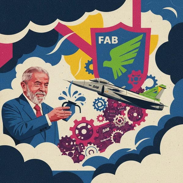 Lula batiza primeiro caça Gripen fabricado no Brasil