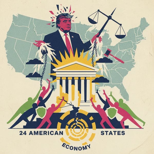 24 estados americanos processam Trump por novas tarifas
