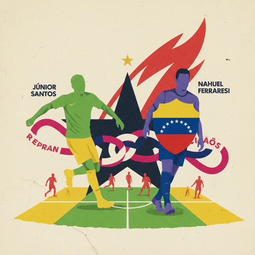 Botafogo apresenta os reforços Júnior Santos e Ferraresi