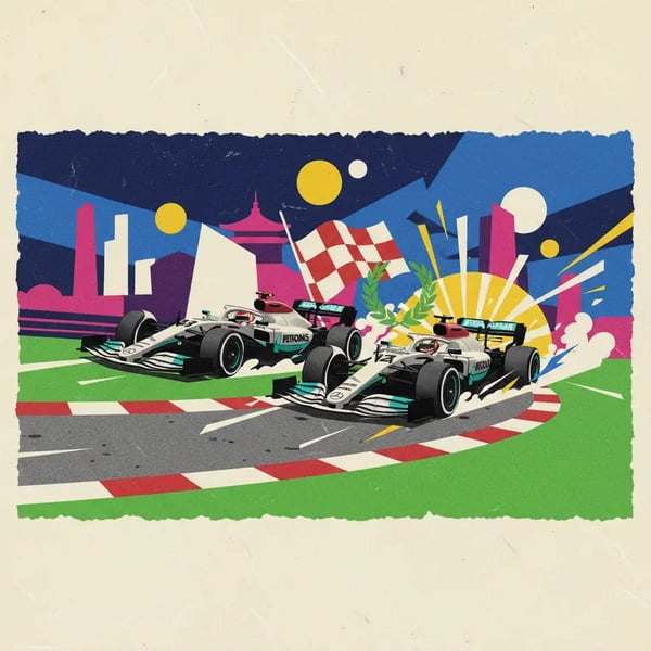 Mercedes domina sprint e pole na China