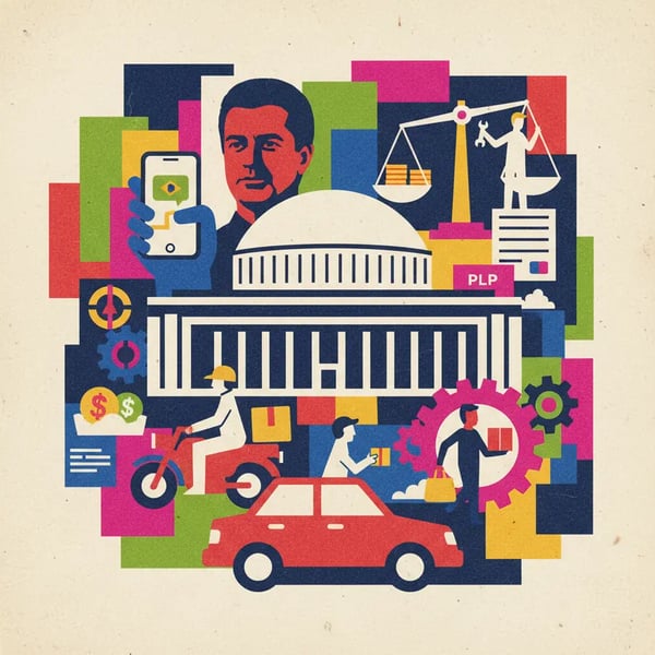 Câmara prevê votação de PL dos motoristas e entregadores de app em abril