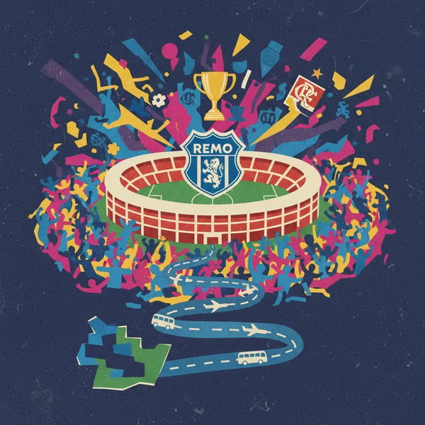 Remo retorna ao Maracanã após 23 anos e fanática torcida viaja do Pará