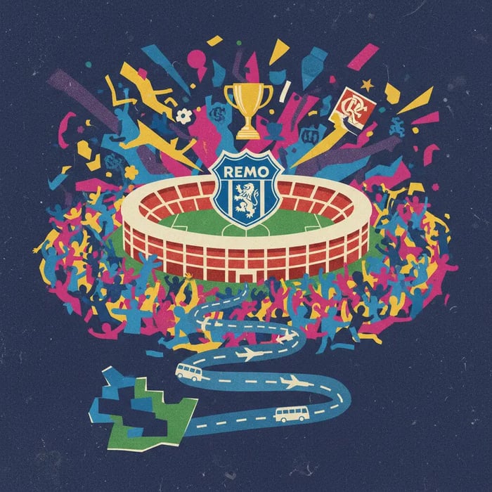 Remo retorna ao Maracanã após 23 anos e fanática torcida viaja do Pará